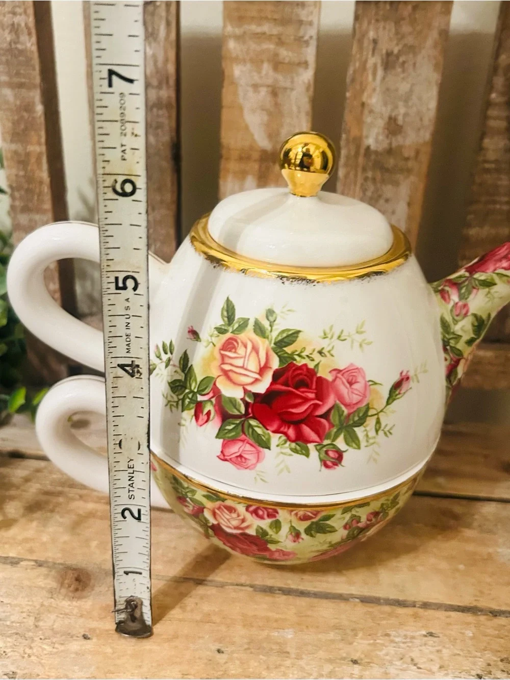 Vintage Royal Albert Old Country Roses Tea For One 3 Piece Set
